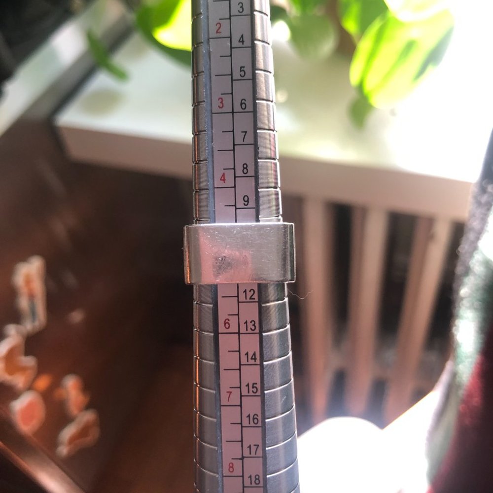 Solid Sterling Silver Ring, Cube Ring, Geometric … - image 3